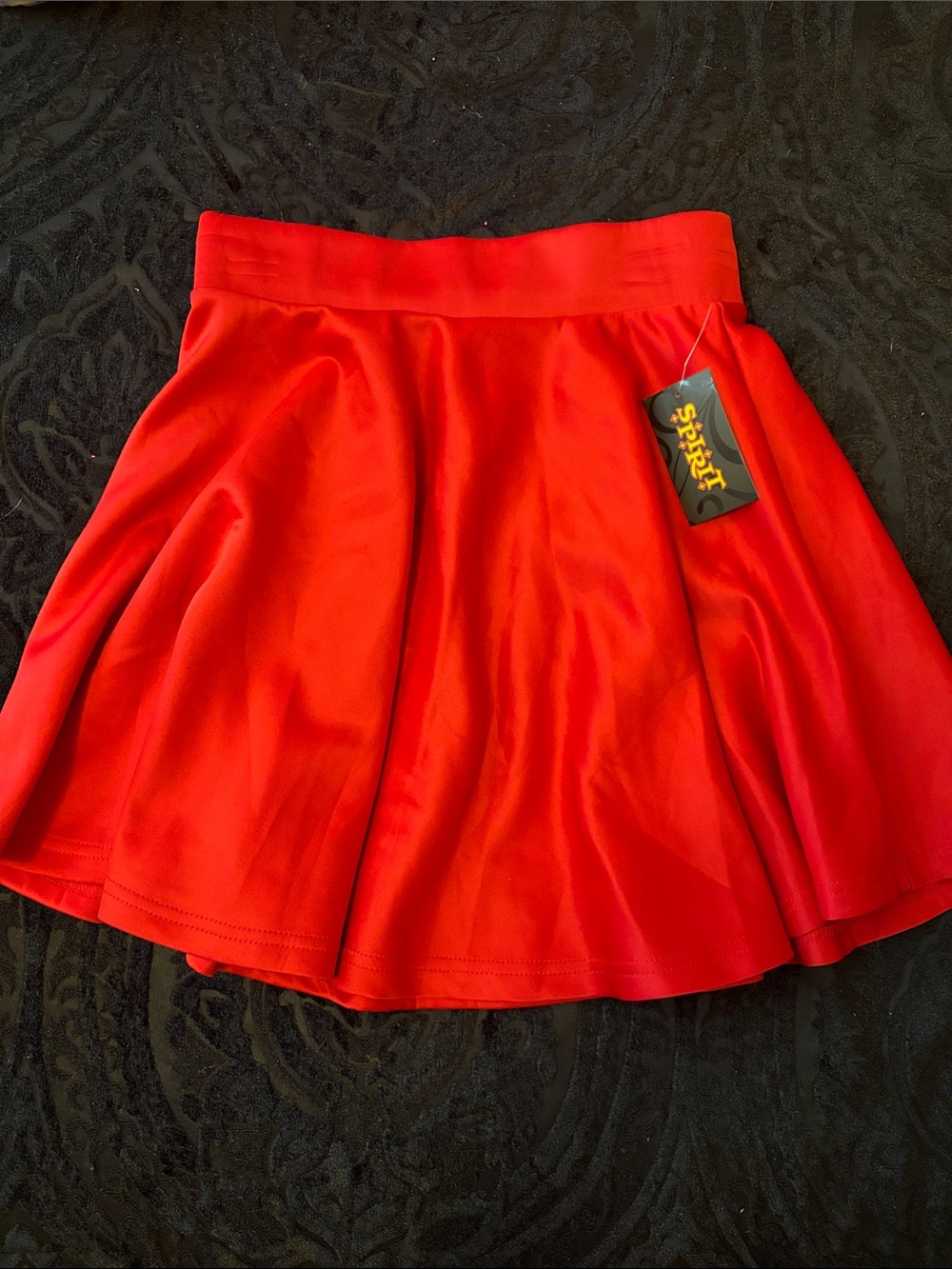Spirit Bright Red Circle Skater Skirt